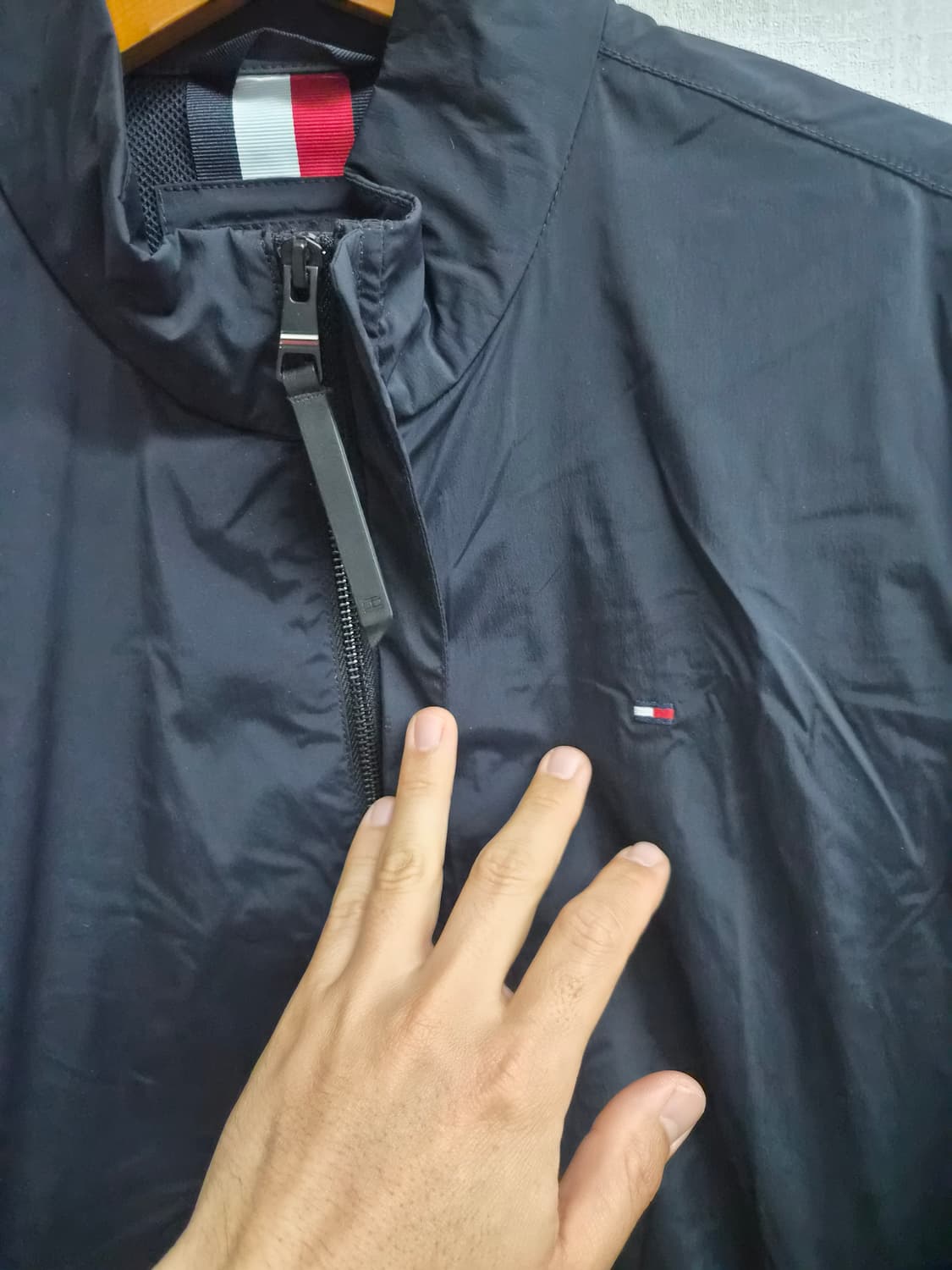 M/100) 타미힐피거 블루종 점퍼 팝니다 상품이미지3