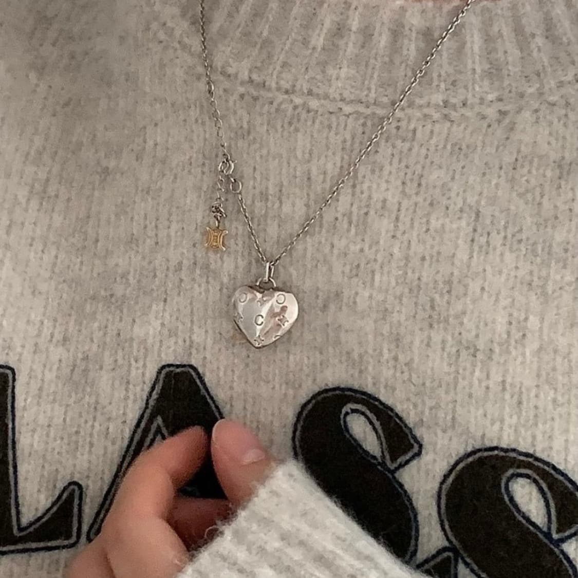 셀린느 하트 목걸이 상품이미지4