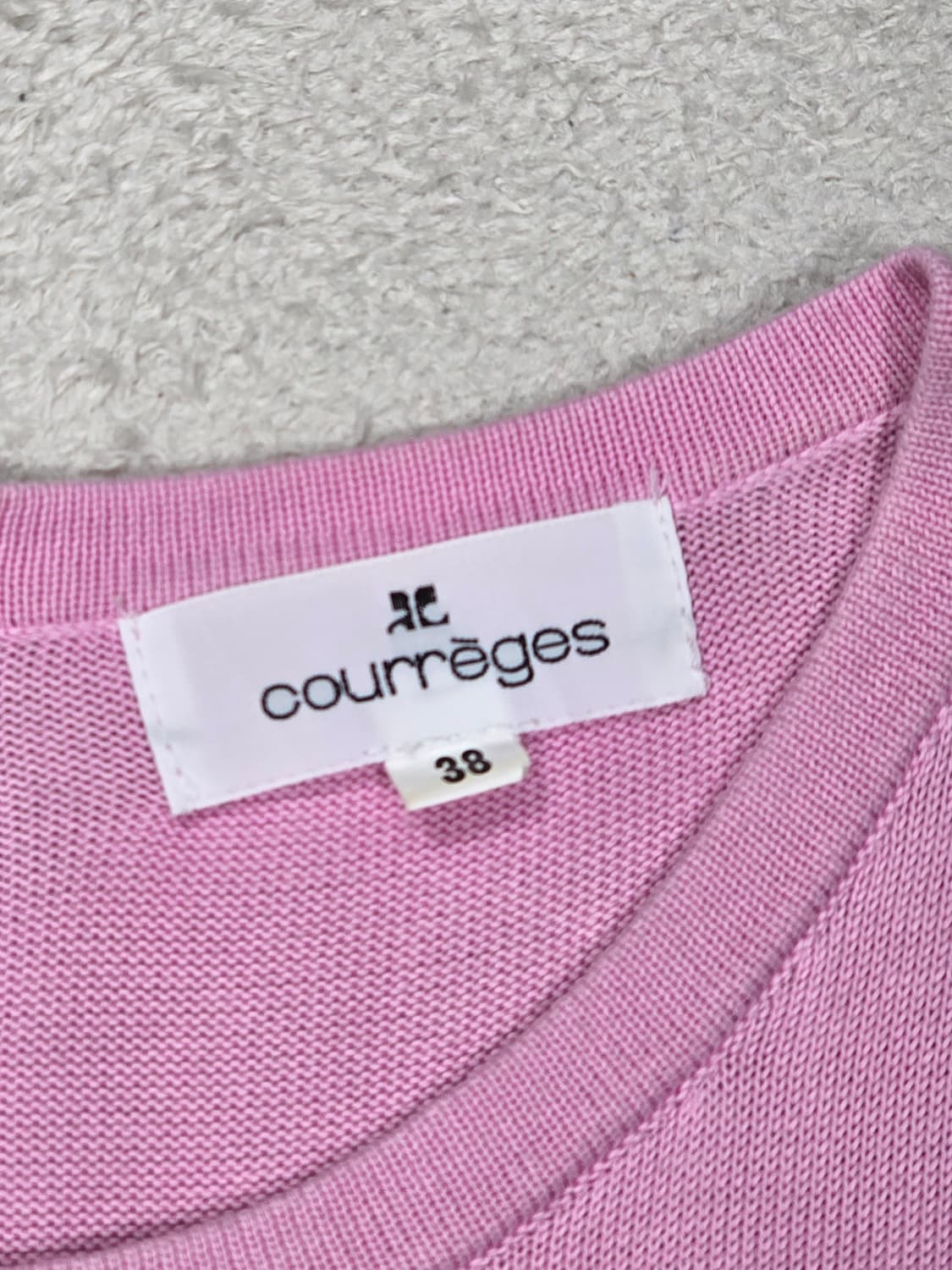 Courreges 꾸레쥬 투톤 배색 원피스 38사이즈 상품이미지5