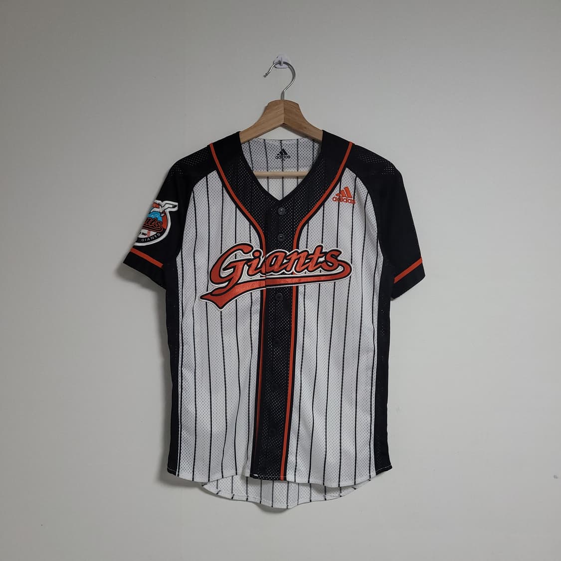 (S) ADIDAS 아디다스 롯데 자이언츠 스트라이프 유니폼 상품이미지1