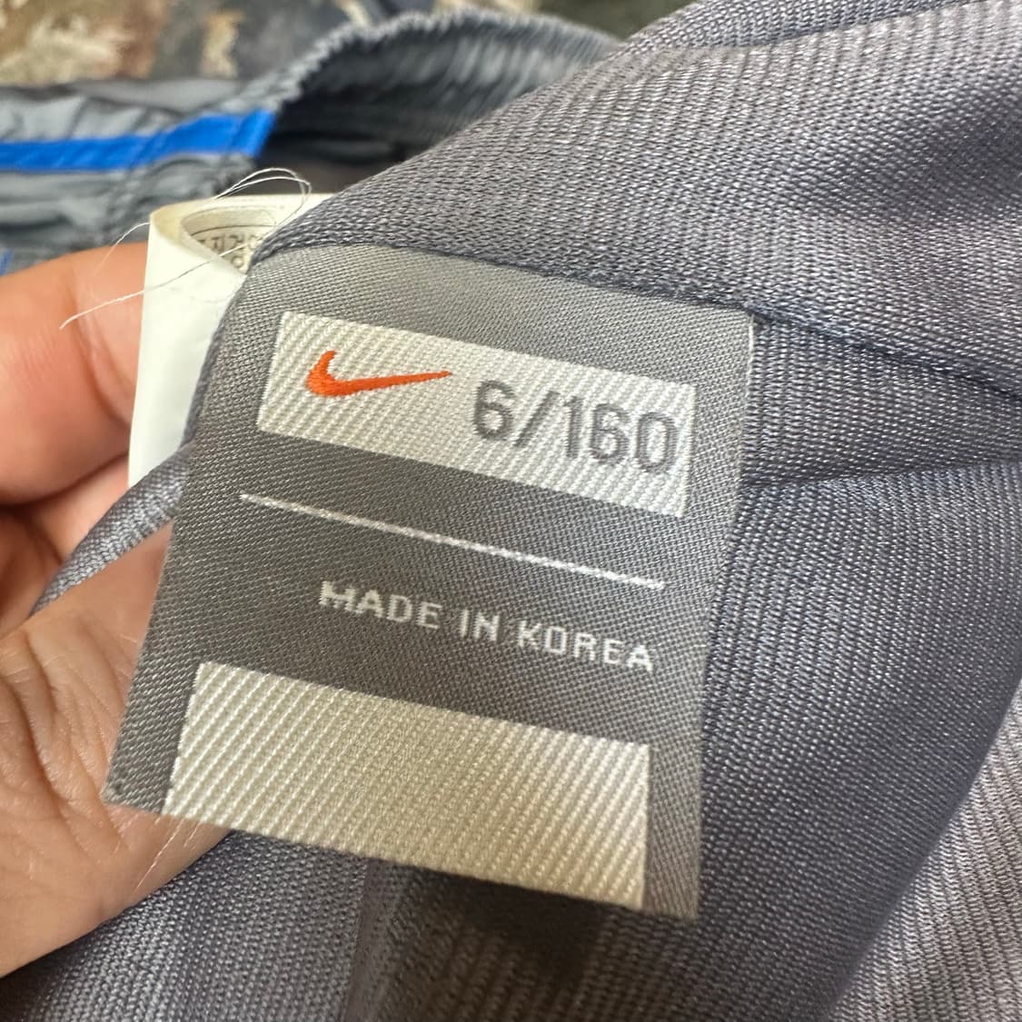 나이키 올드스쿨 블루 사이드라인 그레이트랙팬츠 M 상품이미지3