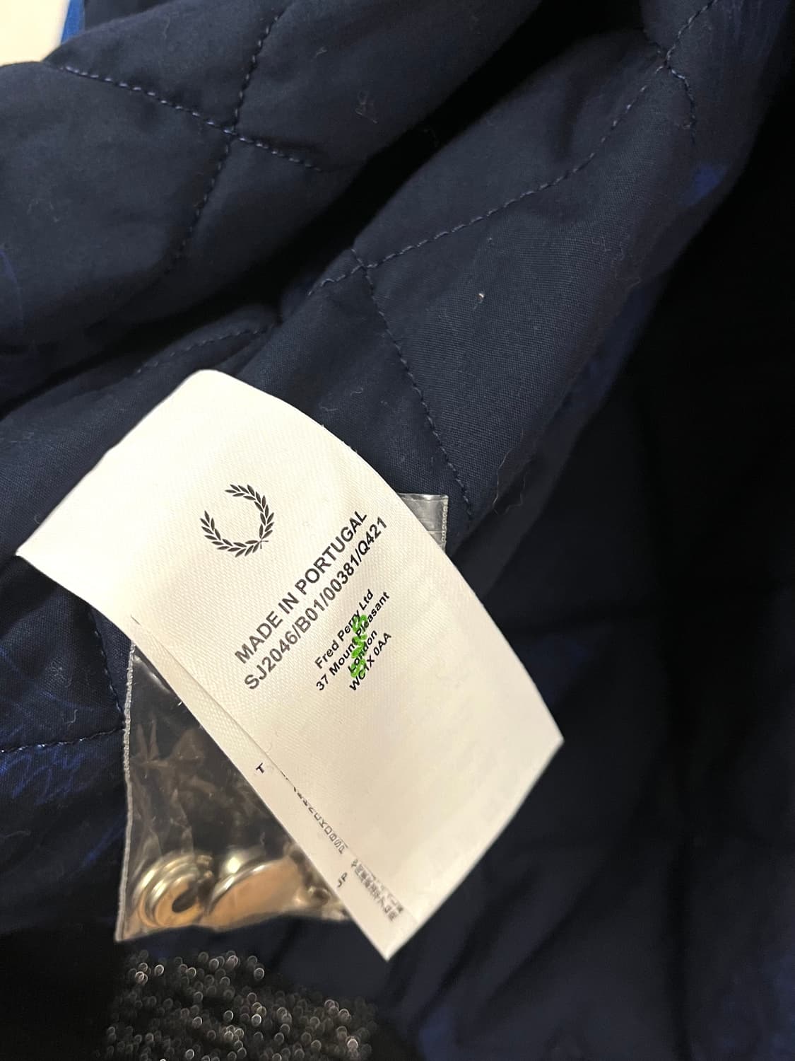 찰스 제프리 러버보이 프레드 페리 멀티컬러 봄버 자켓 상품이미지9