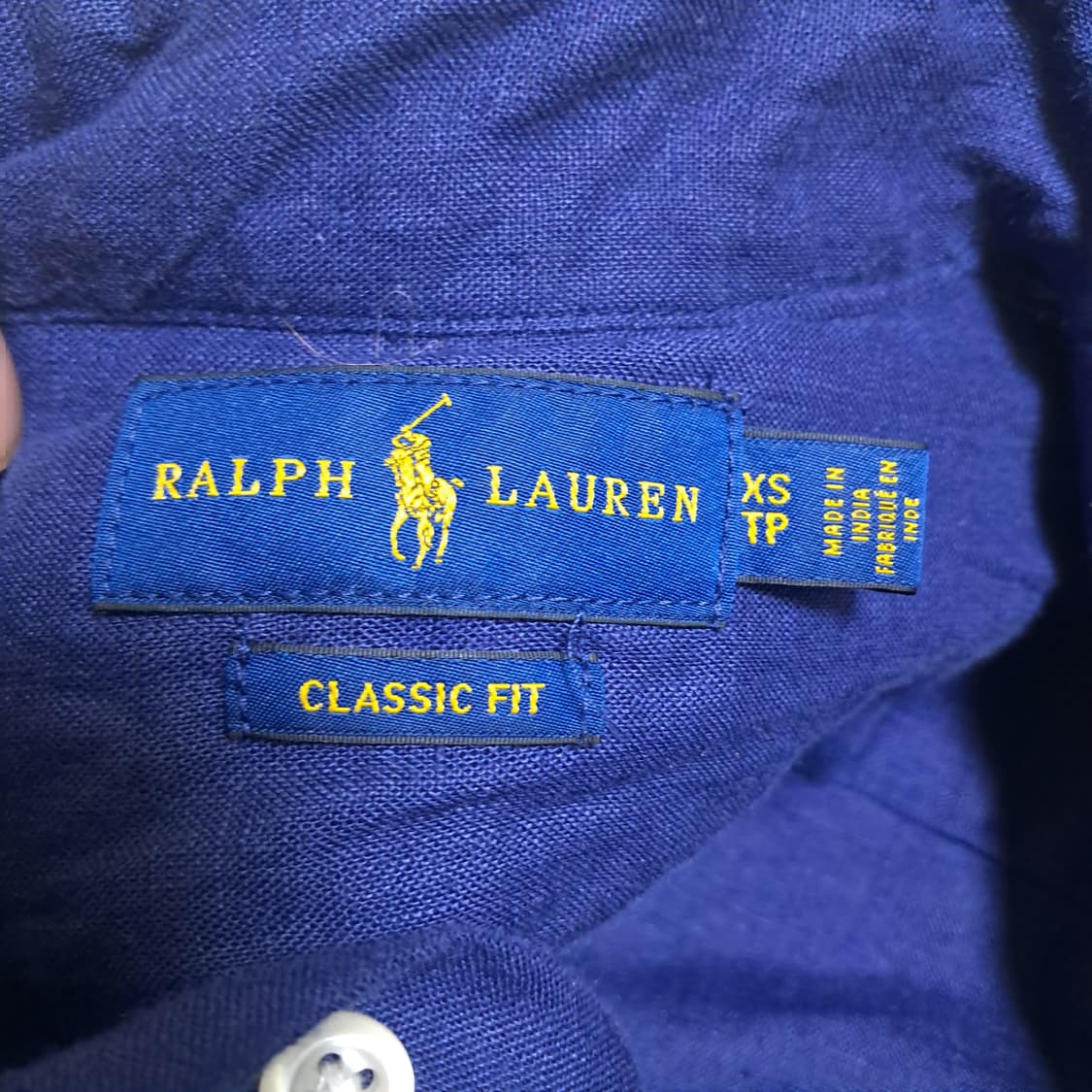 폴로 랄프로렌 클래식핏 린넨 셔츠 XS(155/80) 상품이미지7