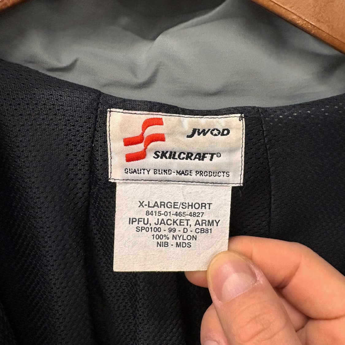 오리지널 밀리터리 U.S ARMY IPFU 트레이닝 윈드브레이커 N608 상품이미지8