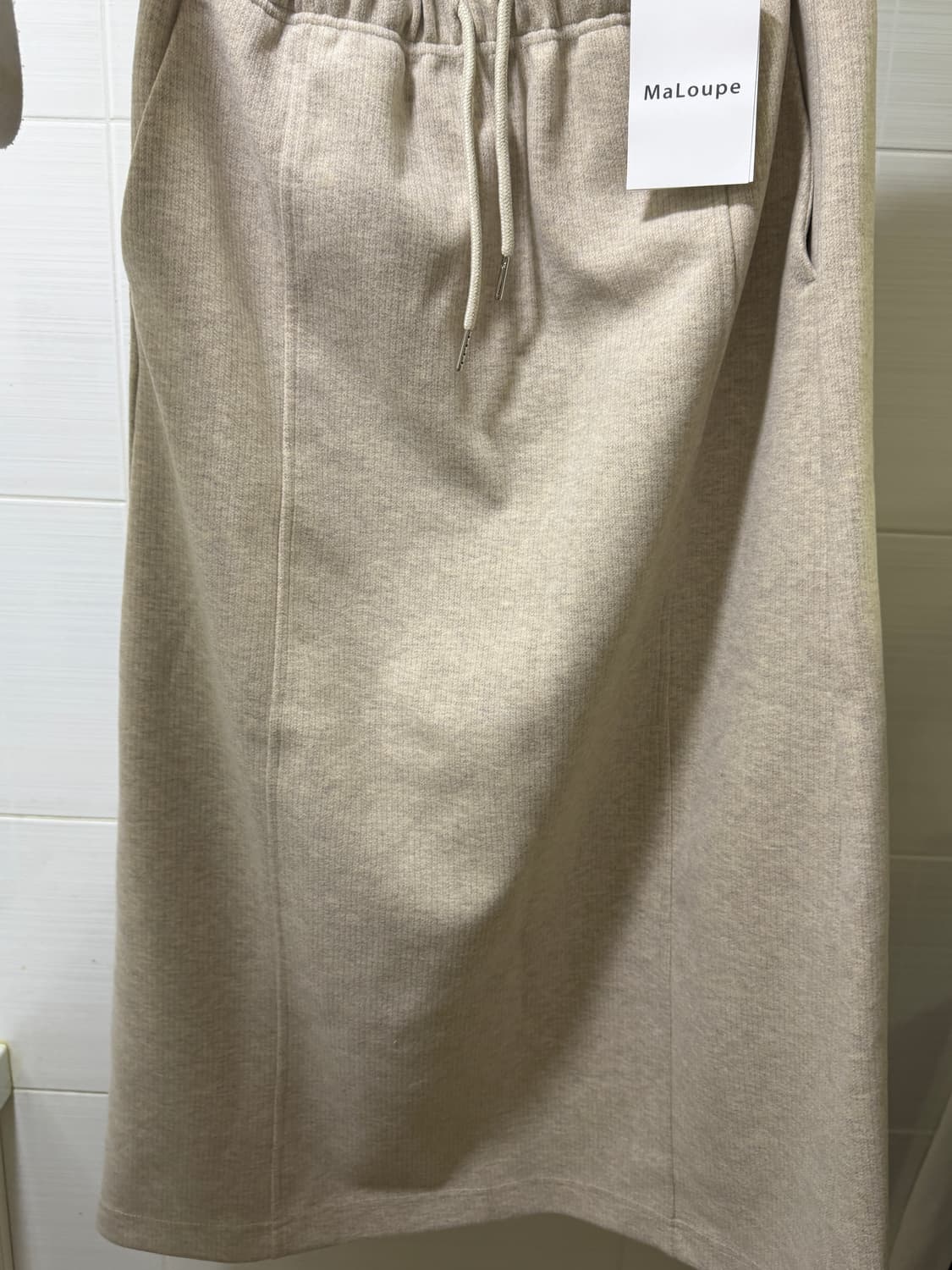 마롭 니트 셋업 아노락 티셔츠 + 스커트 상품이미지8