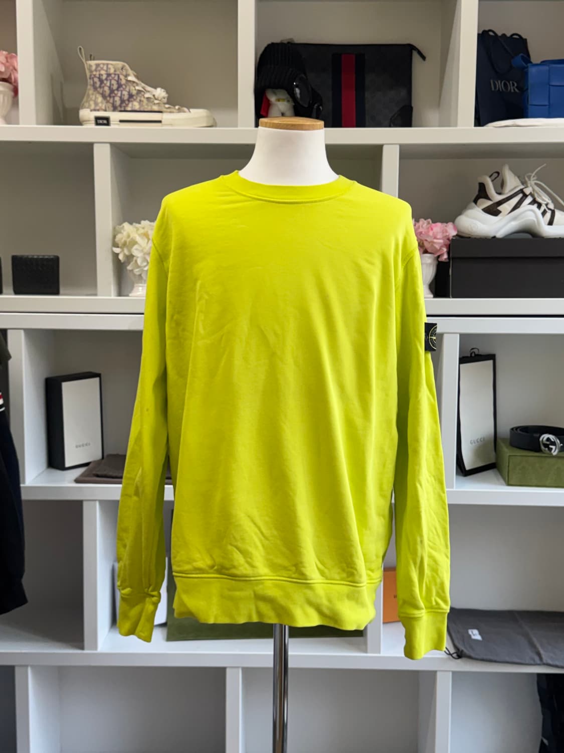 [xl] 스톤아일랜드 형광 맨투맨 상품이미지1