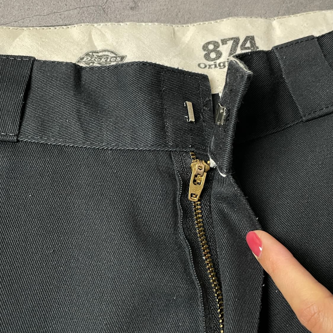 DICKIES 디키즈874 빈티지 블랙 워크 팬츠 A00982 상품이미지4