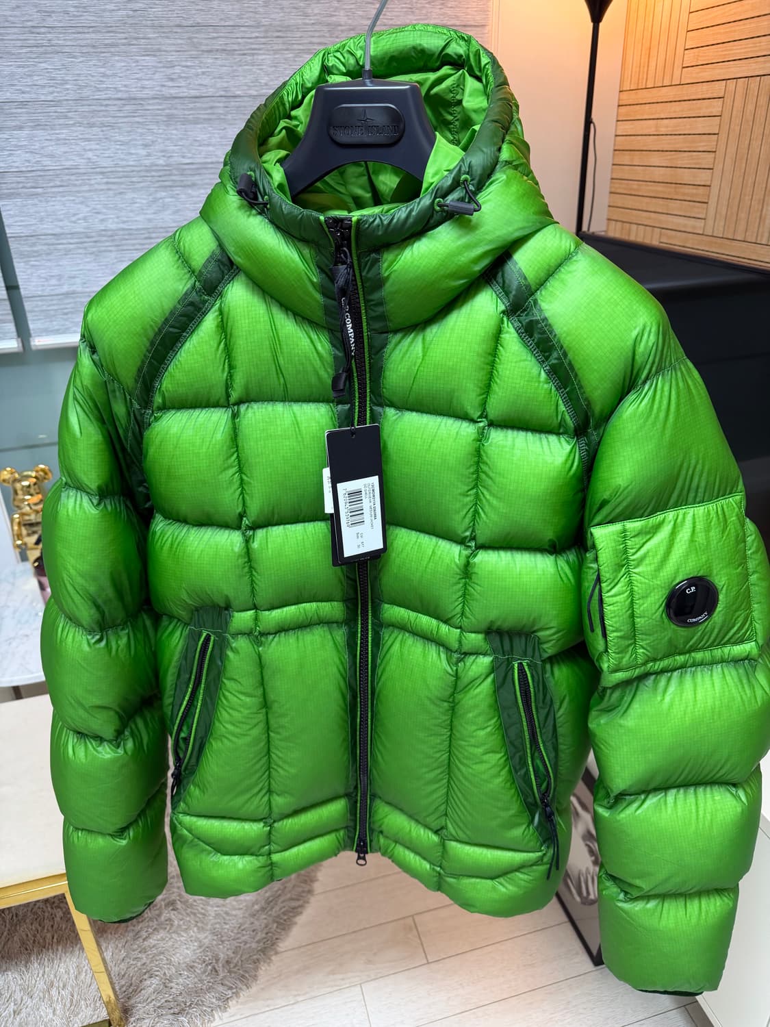 CP컴퍼니 DD쉘 다운자켓 클래식 그린 50(L) 상품이미지1