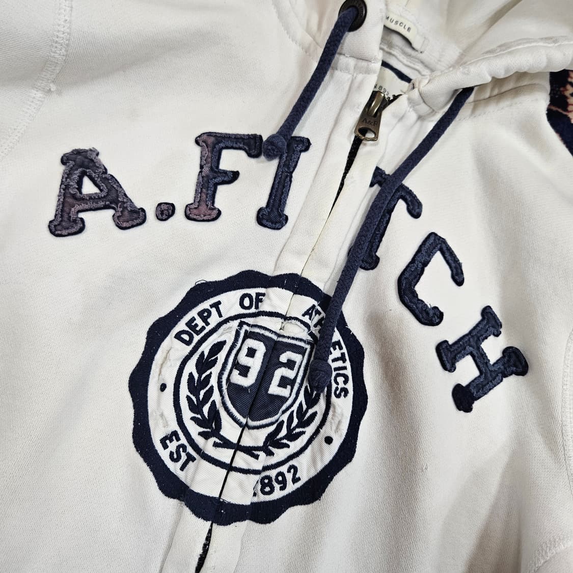 아베크롬비 Y2k 빈티지 기모 후드집업 M size 상품이미지3