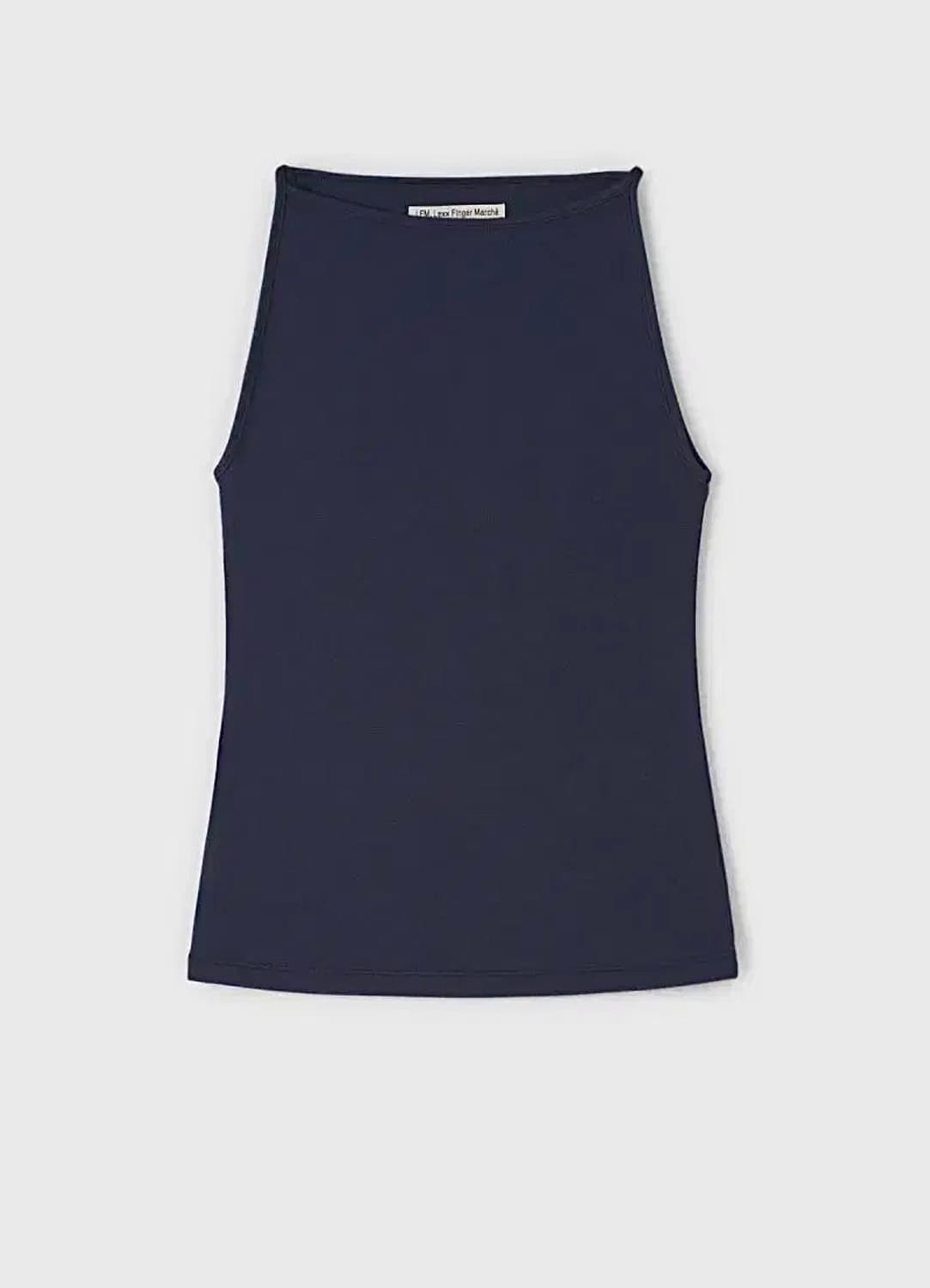 lfm boat neck sleeveless navy 나시 상품이미지1
