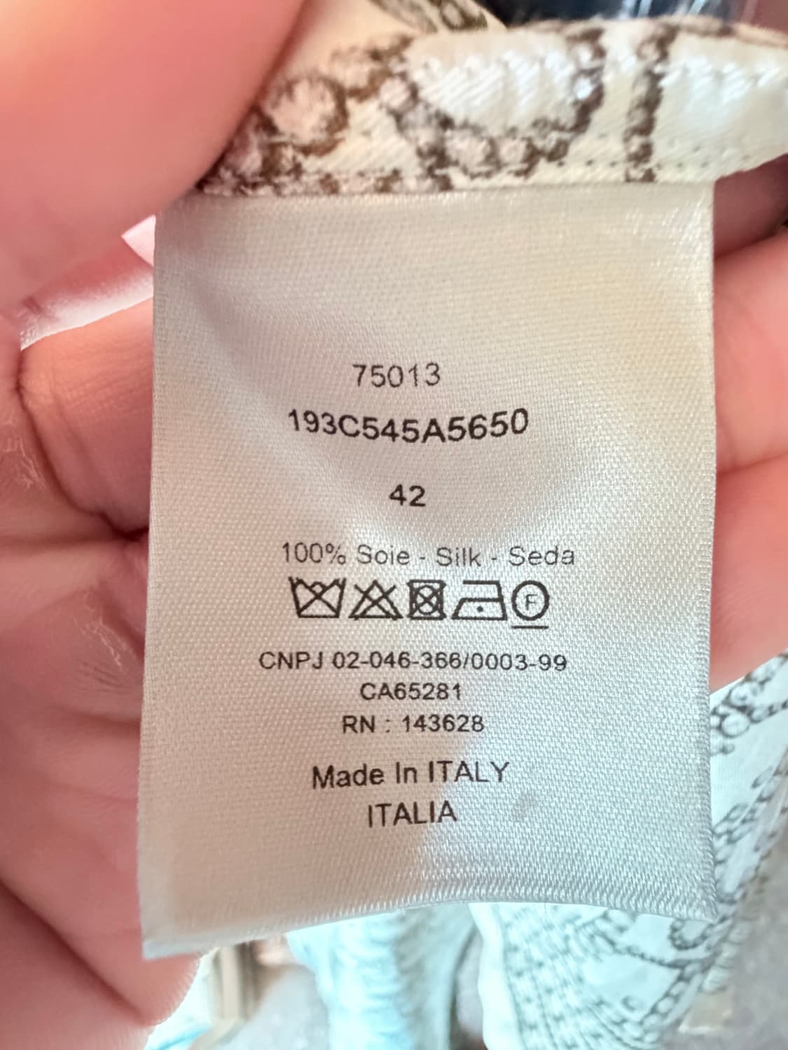 디올 오블리크 실크 반팔셔츠 상품이미지3