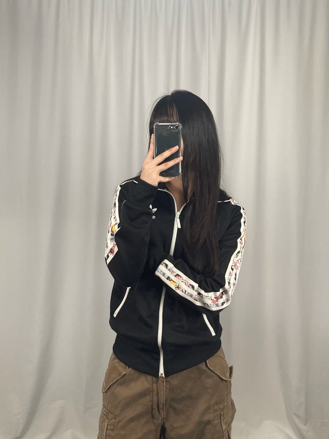 아디다스 탑샵 콜라보 블랙 져지 상품이미지1