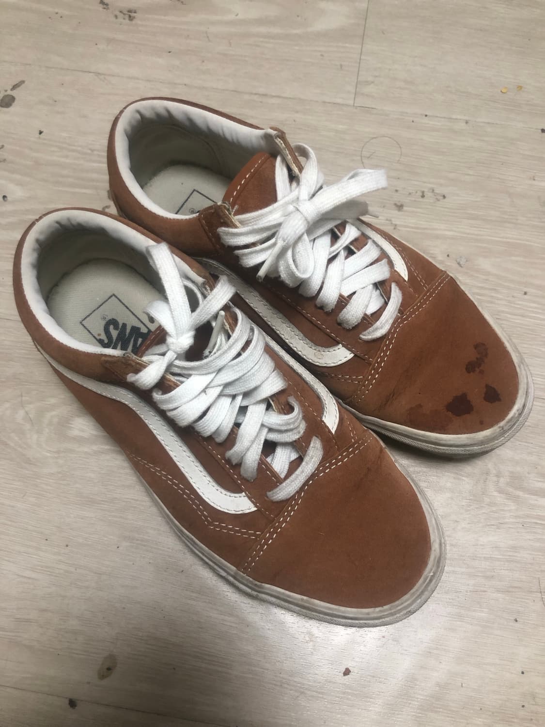 반스 x 스카치가드 된장색 올드스쿨 245 사이즈 상품이미지1