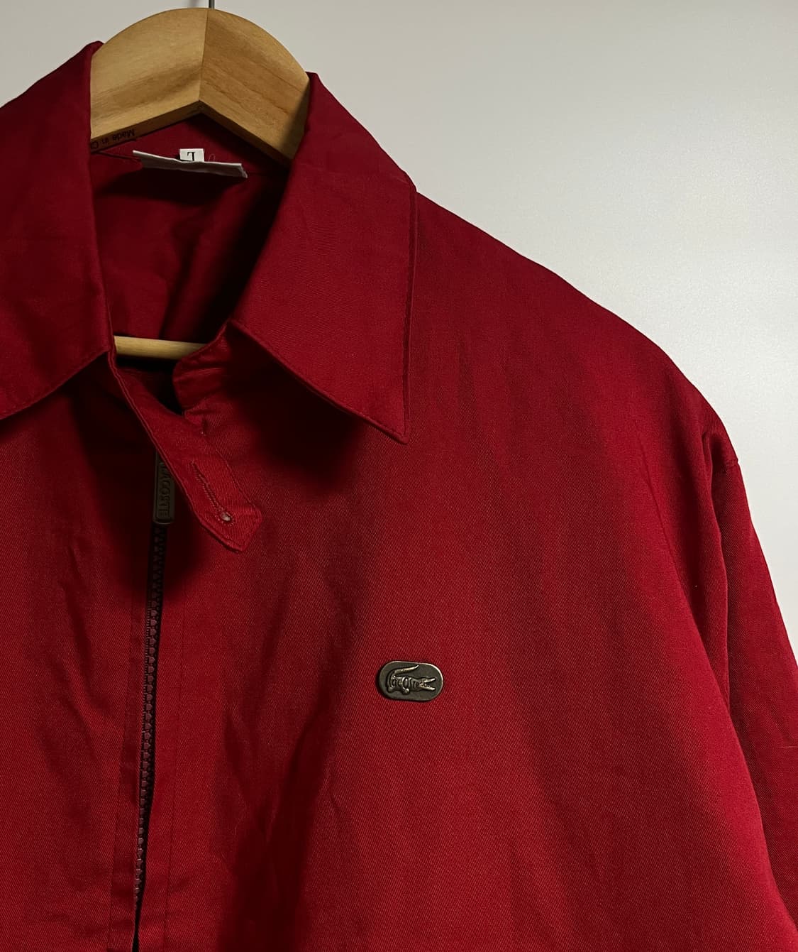 공용 라코스테 오버핏 블루종 자켓 점퍼 L 상품이미지4