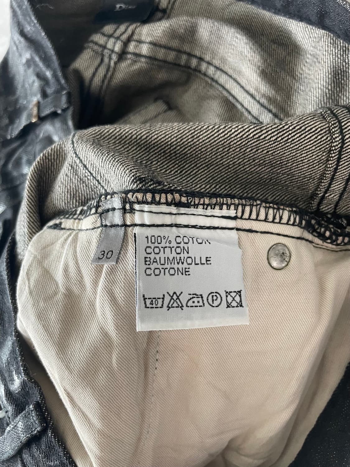 디올옴므 aw03 블랙왁스코팅진 og luster 상품이미지9