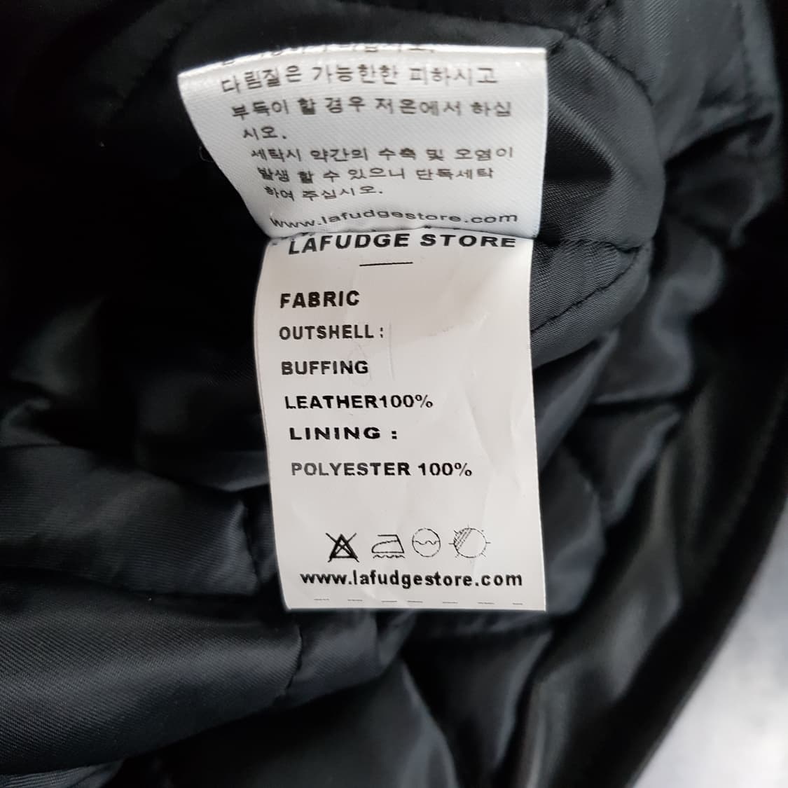 퍼지스토어 가죽 라이더 남성 자켓 M사이즈 상품이미지4