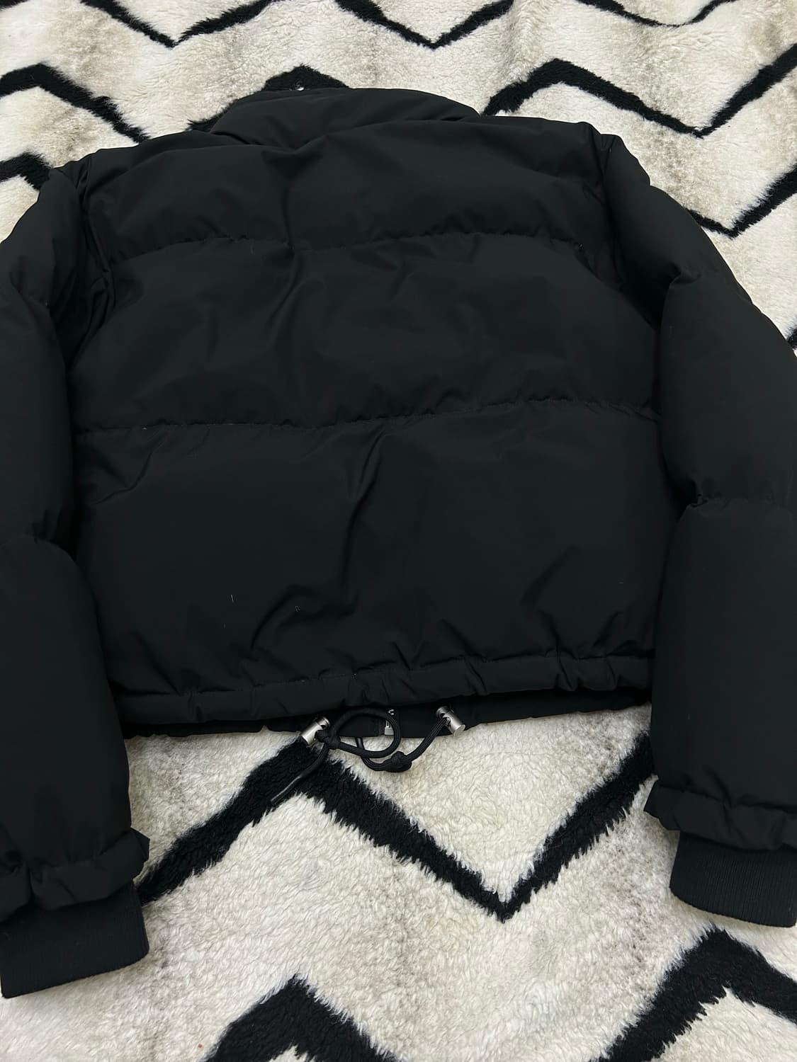 [S]라퍼지 포 우먼 덕다운 숏 패딩/블랙 상품이미지4