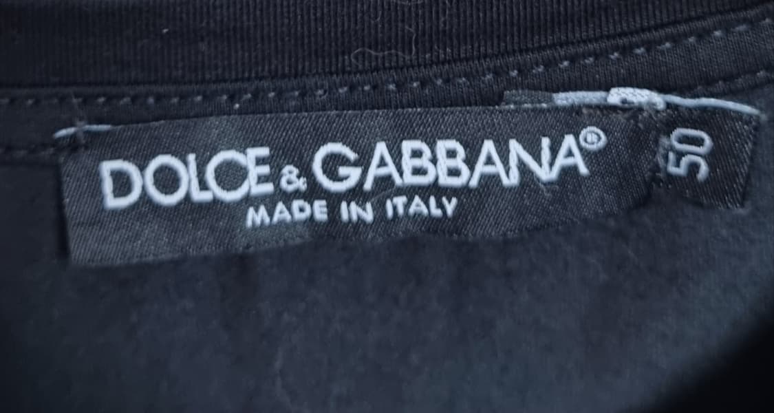 S (55) 돌체앤가바나 블랙 카우보이 반팔티 상품이미지3