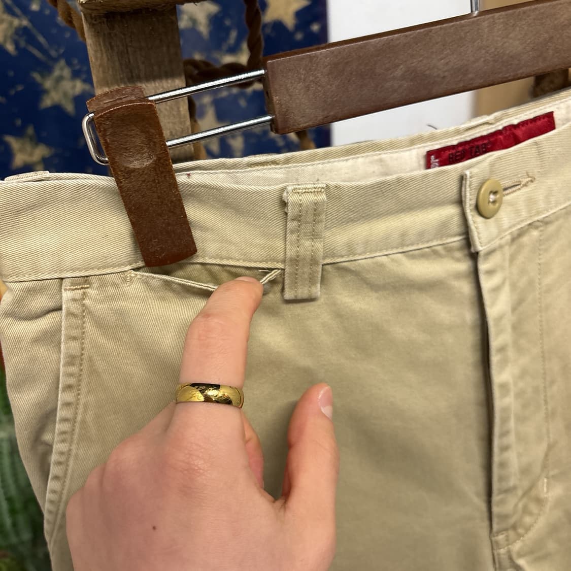 00s 리바이스 레드탭 레귤러 #503 베이지 치노팬츠 N768 상품이미지5