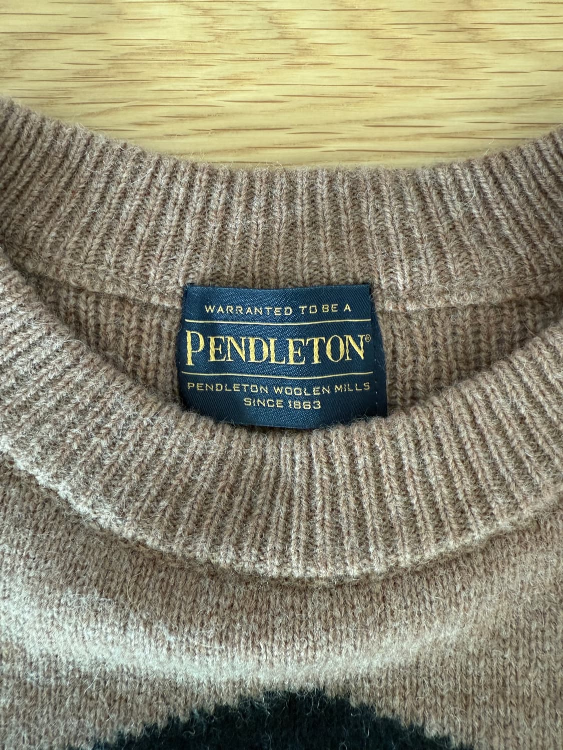 펜들턴(PENDLETON) 패턴 울 니트 상품이미지5