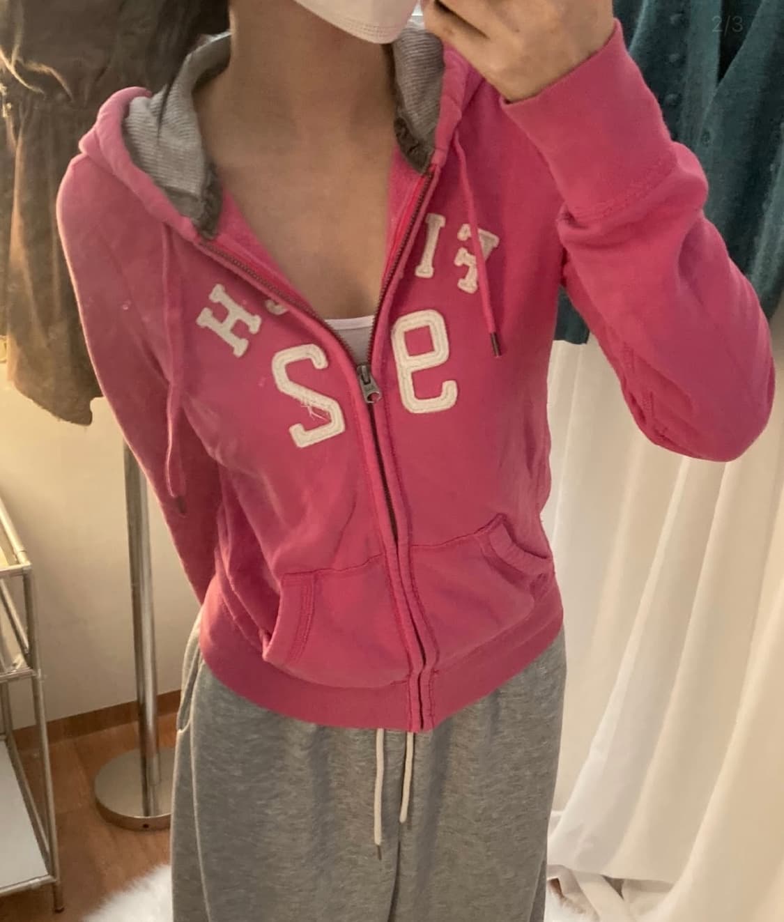 아베크롬비 핑크 후집 상품이미지1