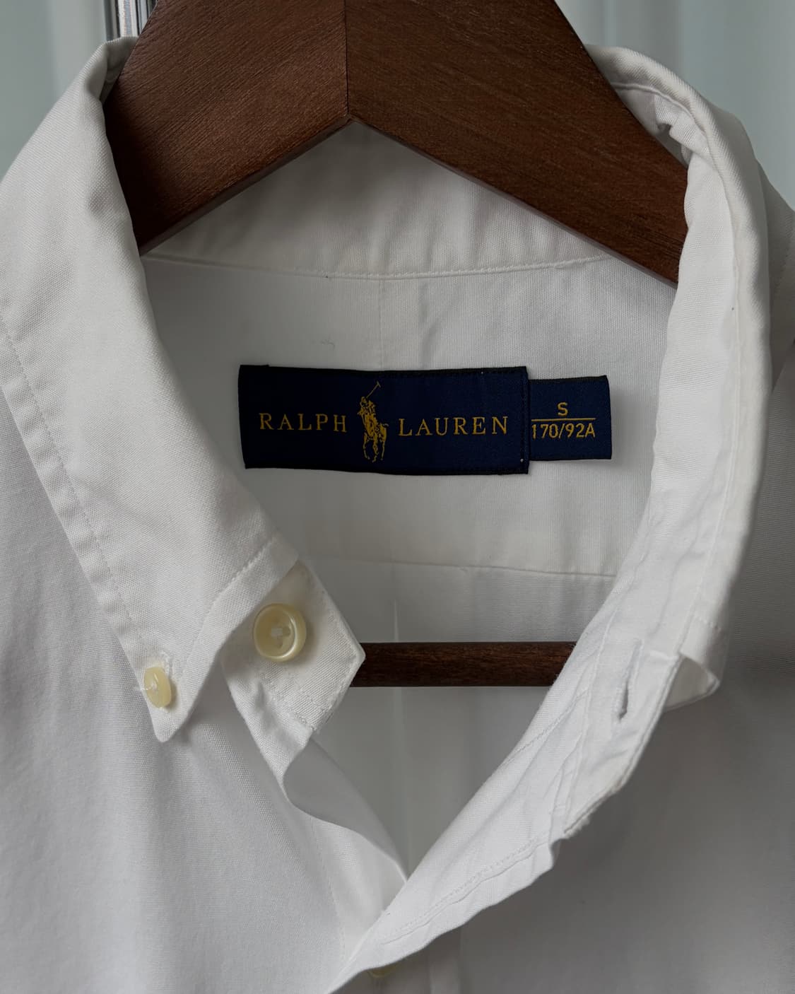 [S]폴로 랄프로렌 화이트 포플린 셔츠 상품이미지8