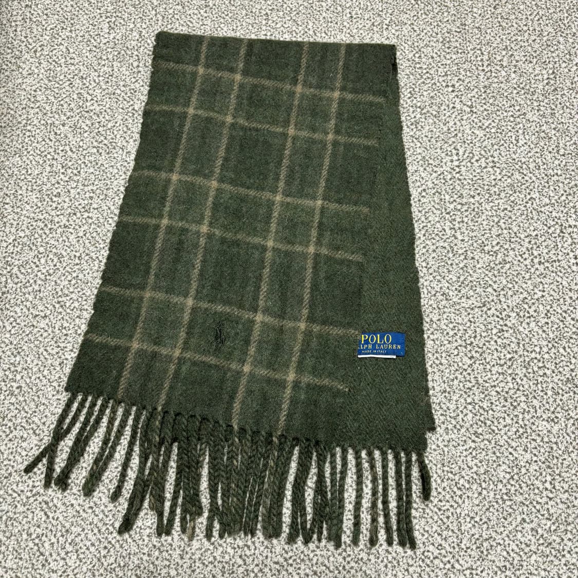 [택포,램스울80] 폴로 랄프로렌 투웨이 이태리 머플러 목도리 [A] 상품이미지1