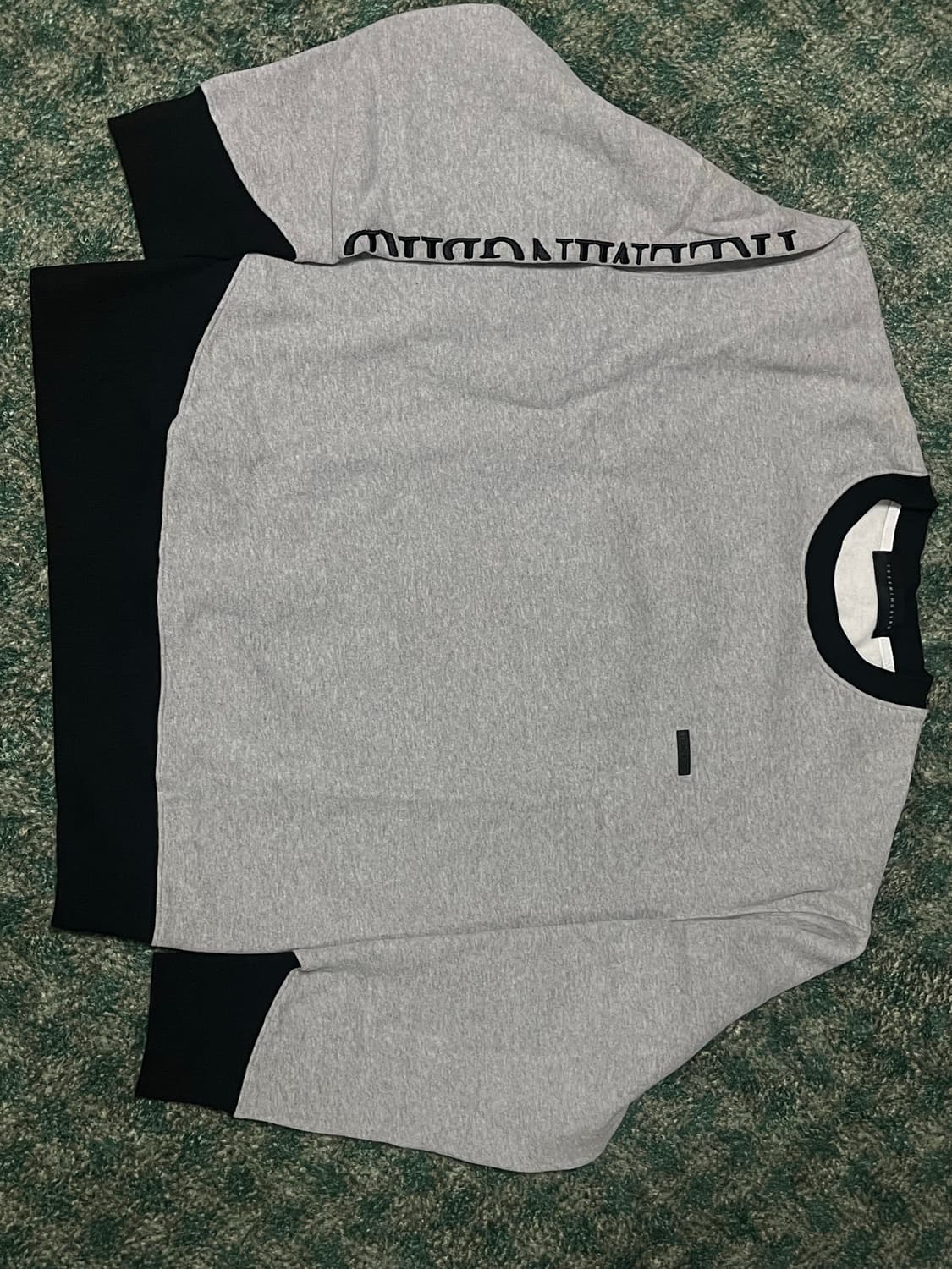 트리밍버드 Oblique Line Sweat Shirt [그레이]_미착용 상품이미지3