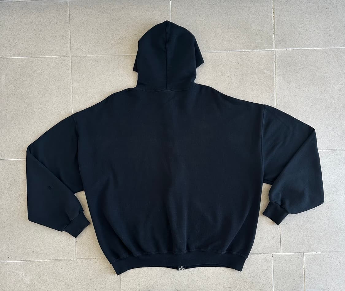 00s 빈티지 러셀 후드집업 블랙 XXL 상품이미지2