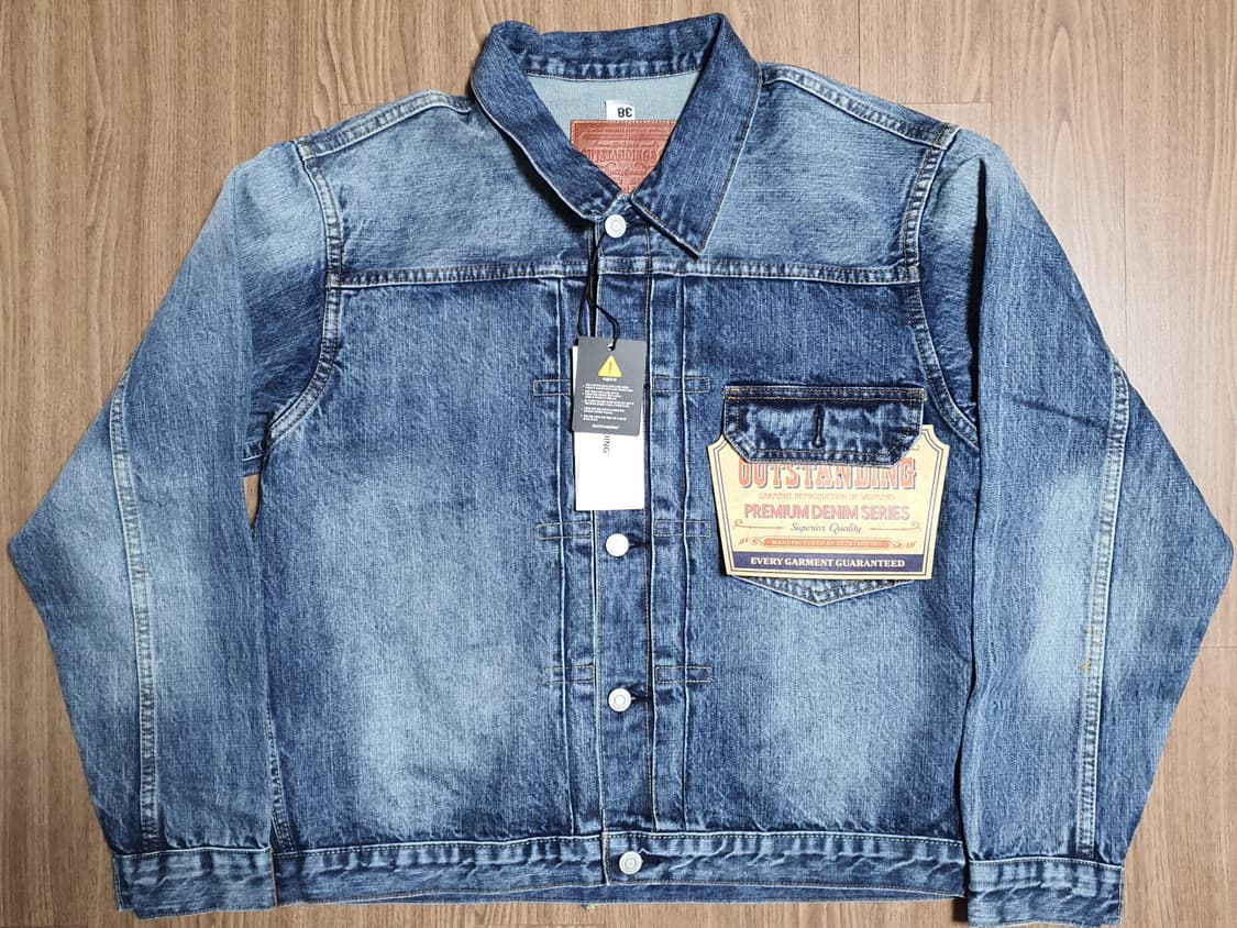 아웃스탠딩 1세대 워싱 데님 셋업 상품이미지3