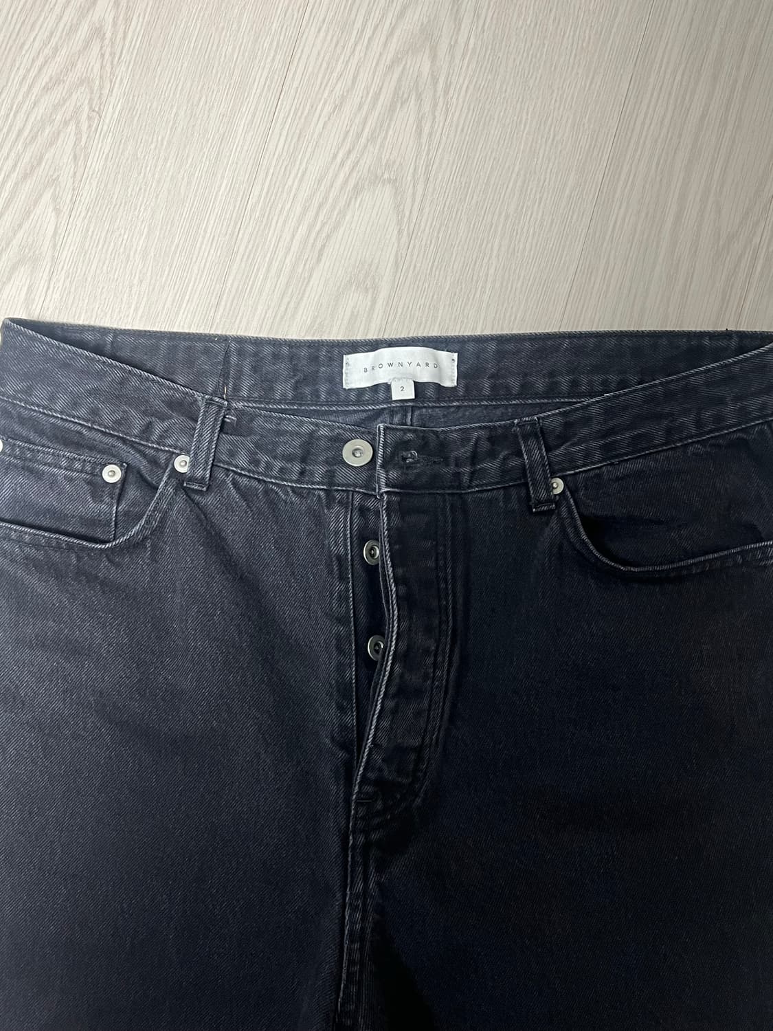 브라운야드 레귤러데님 흑청 2(현 4사이즈) 상품이미지2