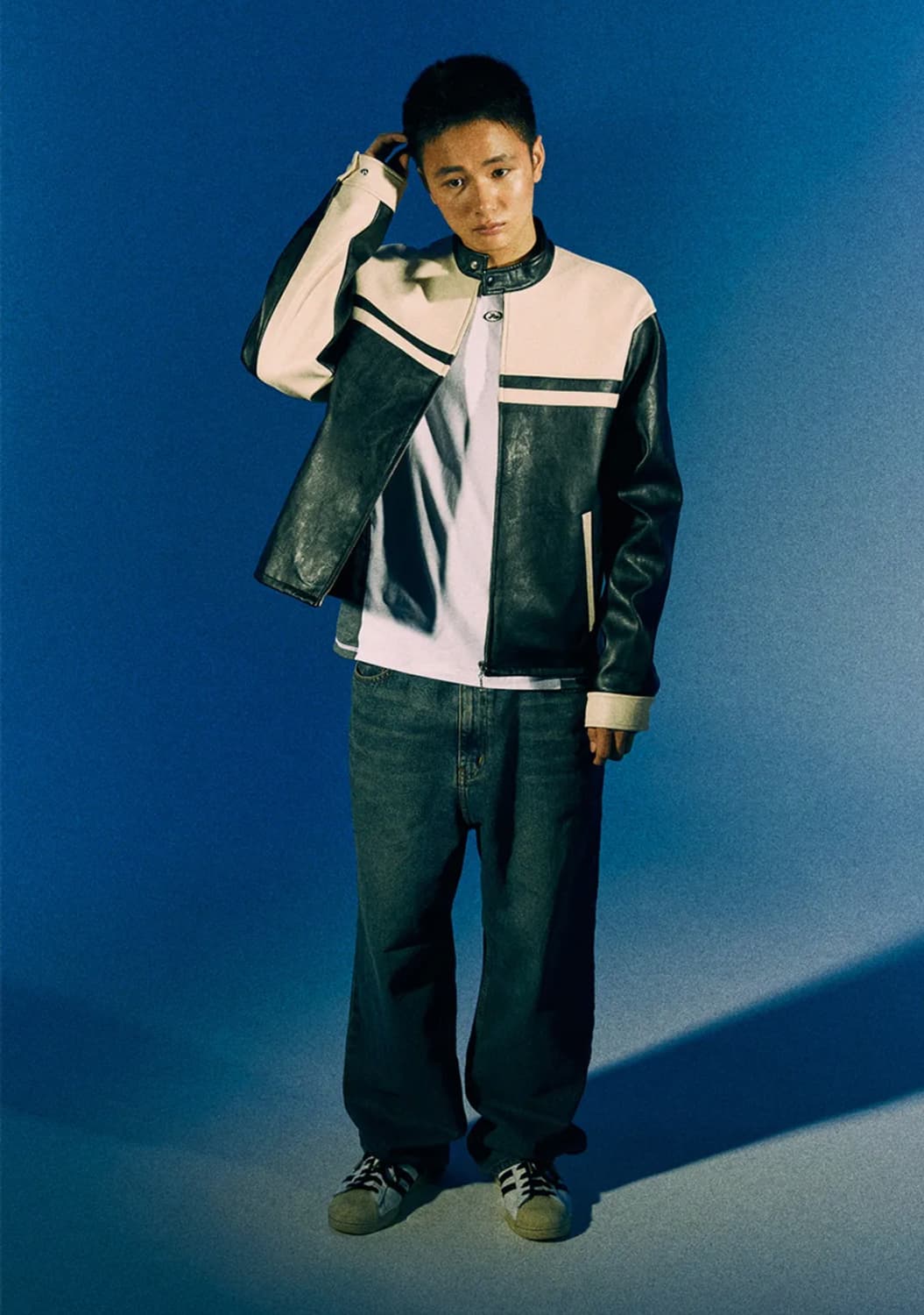 피지컬 디파트먼트 모터사이클 레이싱 레더 자켓 XL 상품이미지4