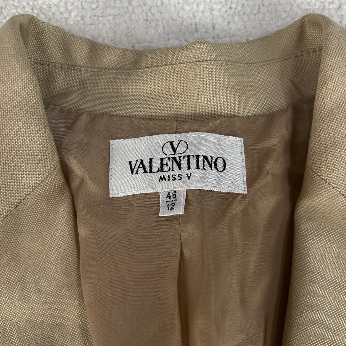 발렌티노 MISS V 베이지색 자켓 s 상품이미지2
