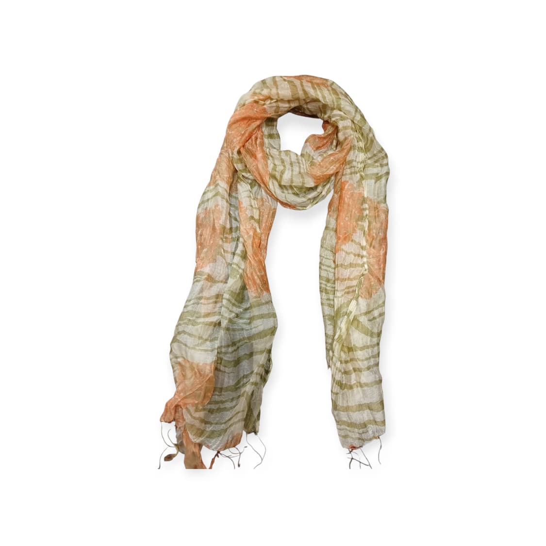 모리걸 엘로우 패턴 스카프  상품이미지1