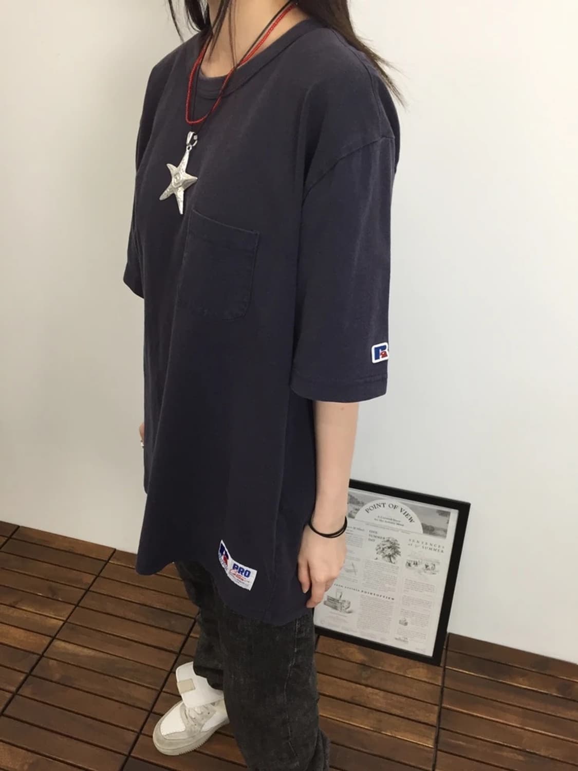 Russell Pro Cotton Pocket Tee 상품이미지1