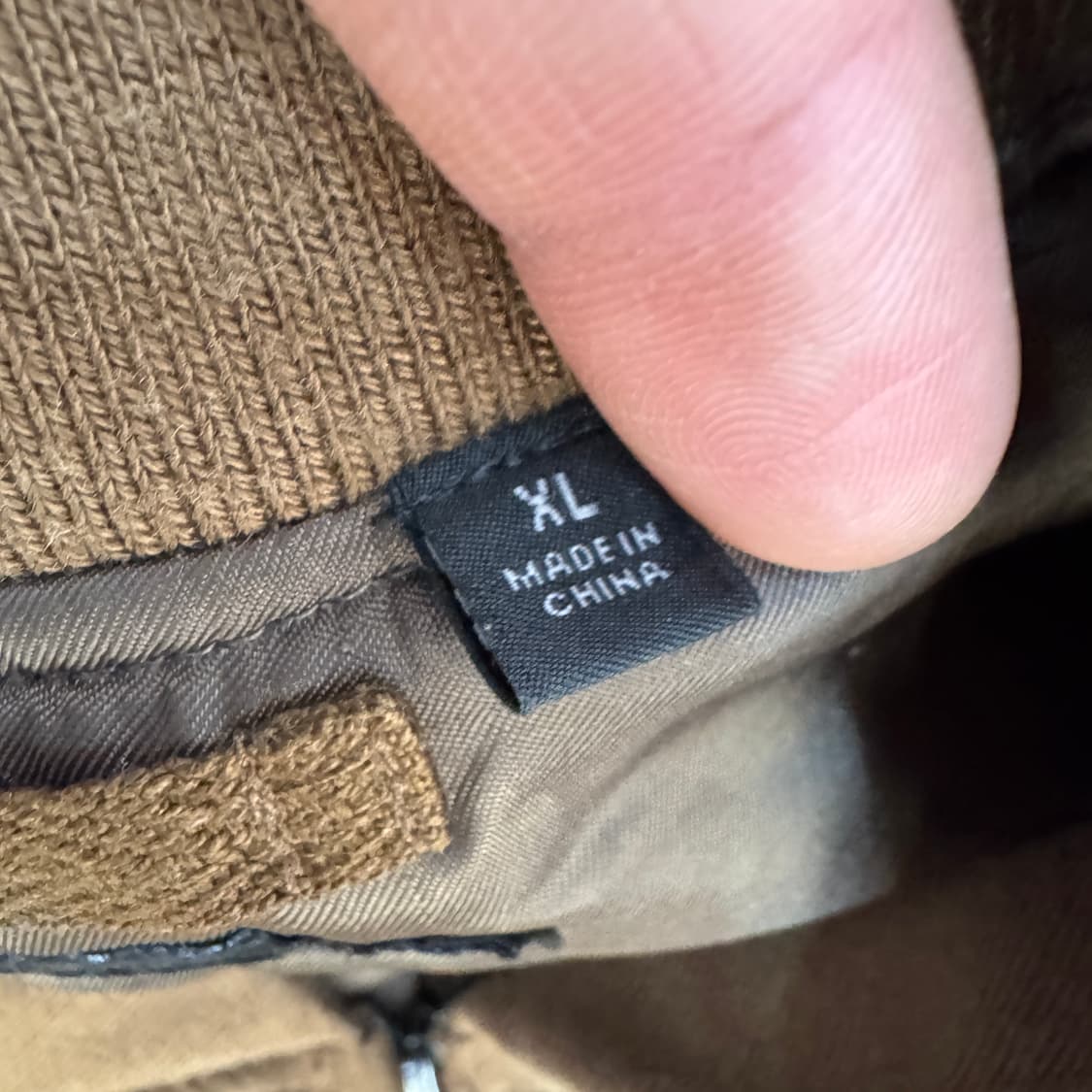 XL 유니클로 MA-1 스웨이드 블루종 자켓  상품이미지5