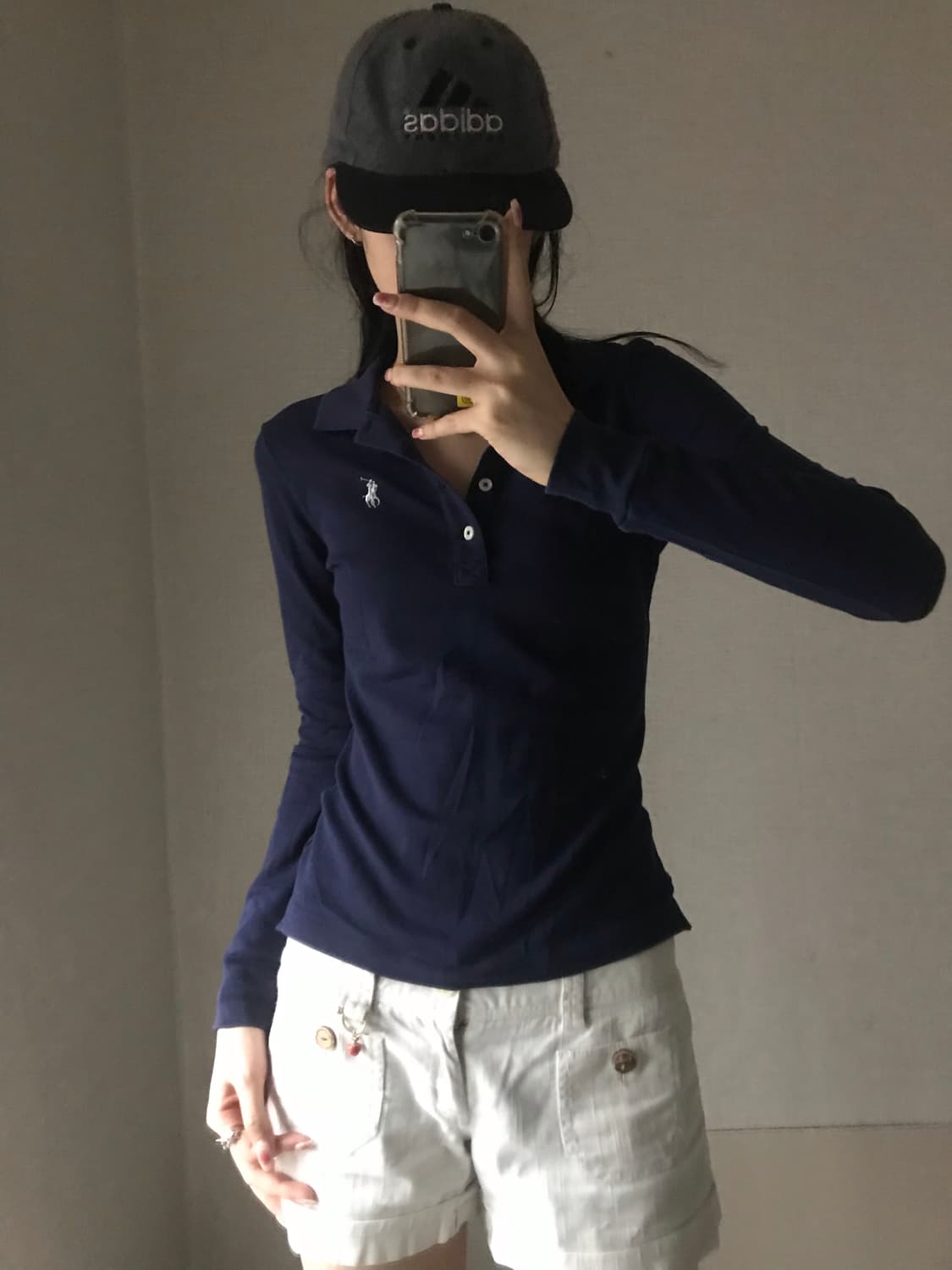 폴로 네이비 슬림핏pk 상품이미지1