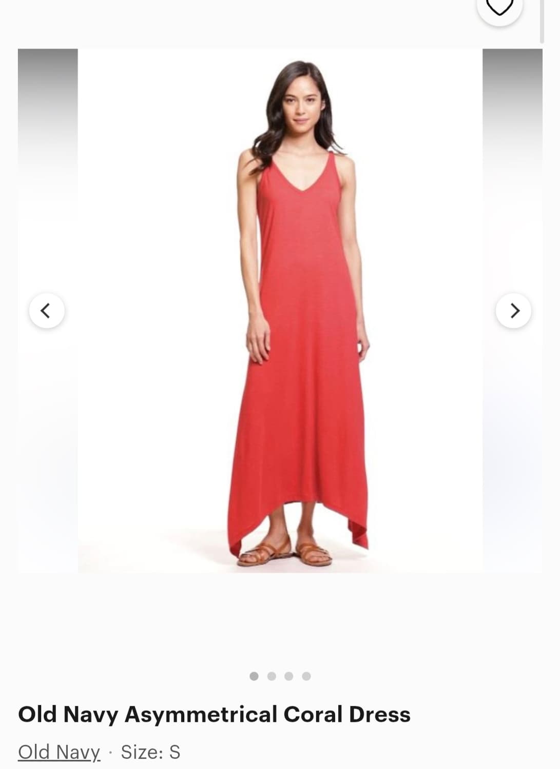 올드네이비 맥시 원피스 S/ 코랄 / 여름 바캉스 / 55~66 상품이미지1
