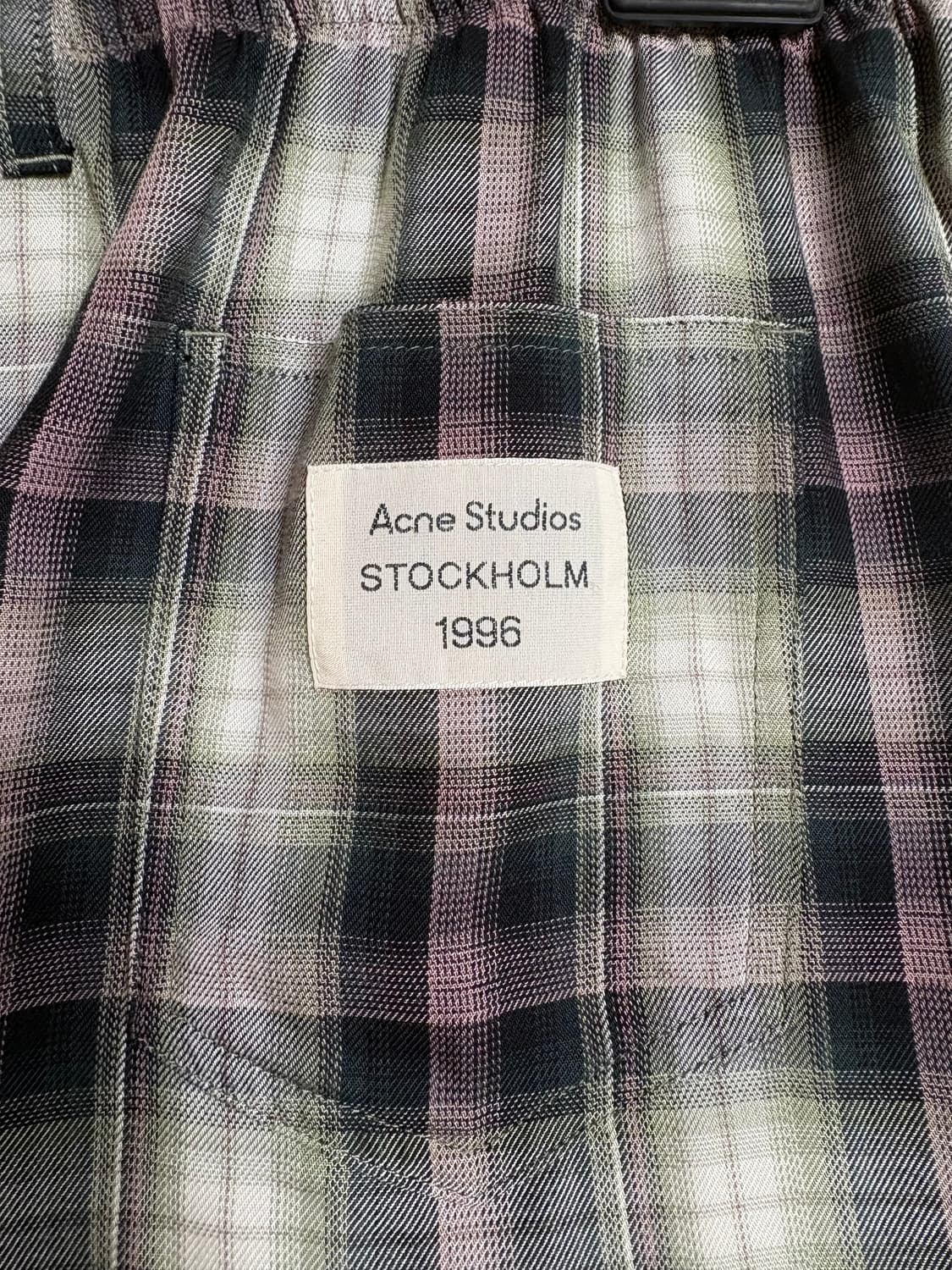 아크네 체크 미디스커트 상품이미지9