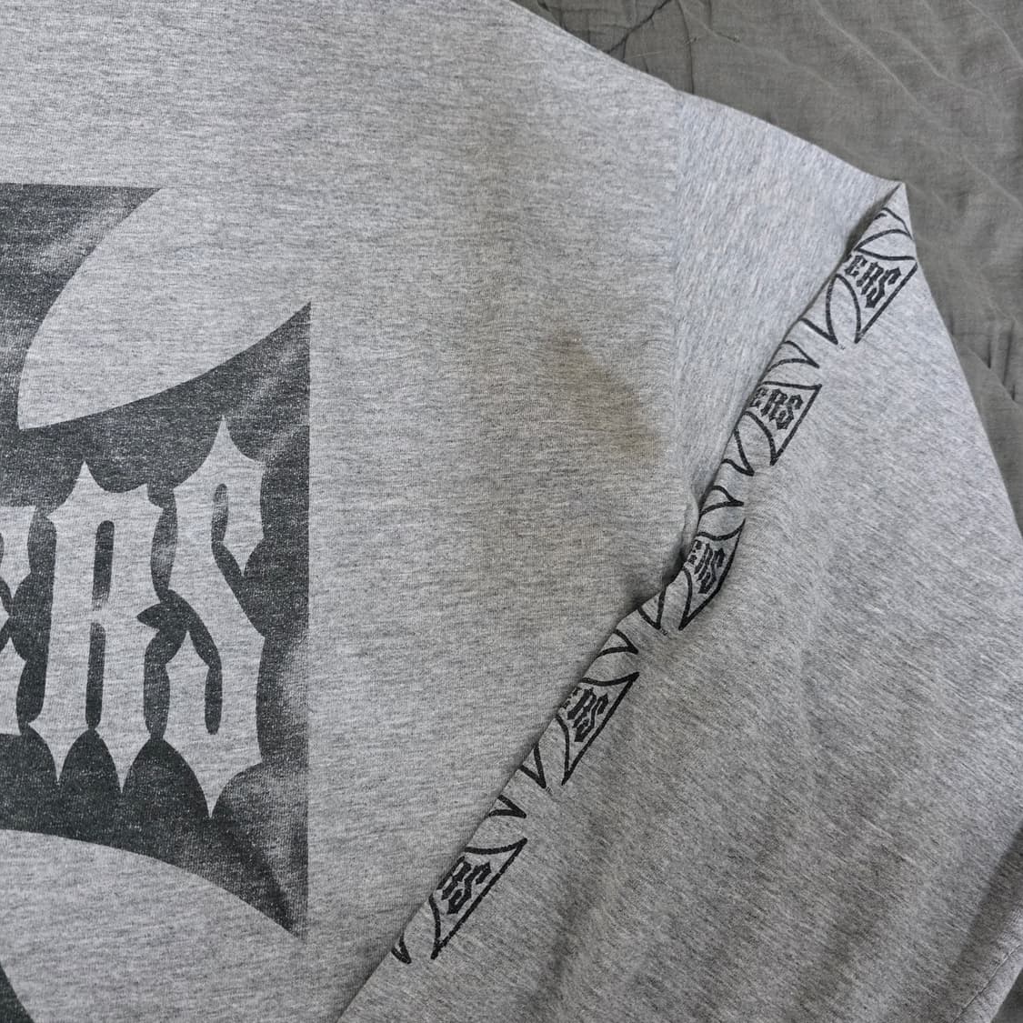 [3XL] 빈티지 WCC 웨스트 코스트 차퍼스 롱슬리브 그레이 숏 상품이미지2
