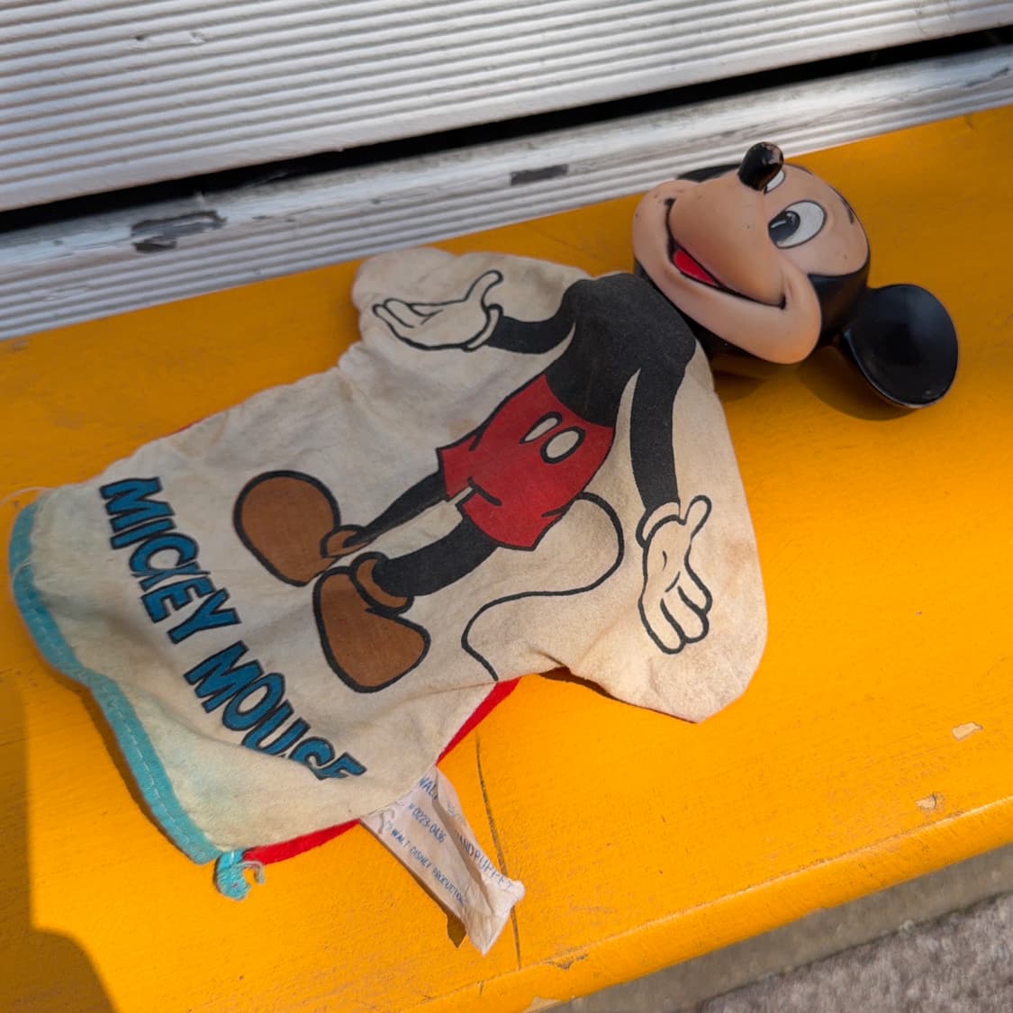빈티지 소품 1960년 미키마우스 핸드 퍼펫 상품이미지3