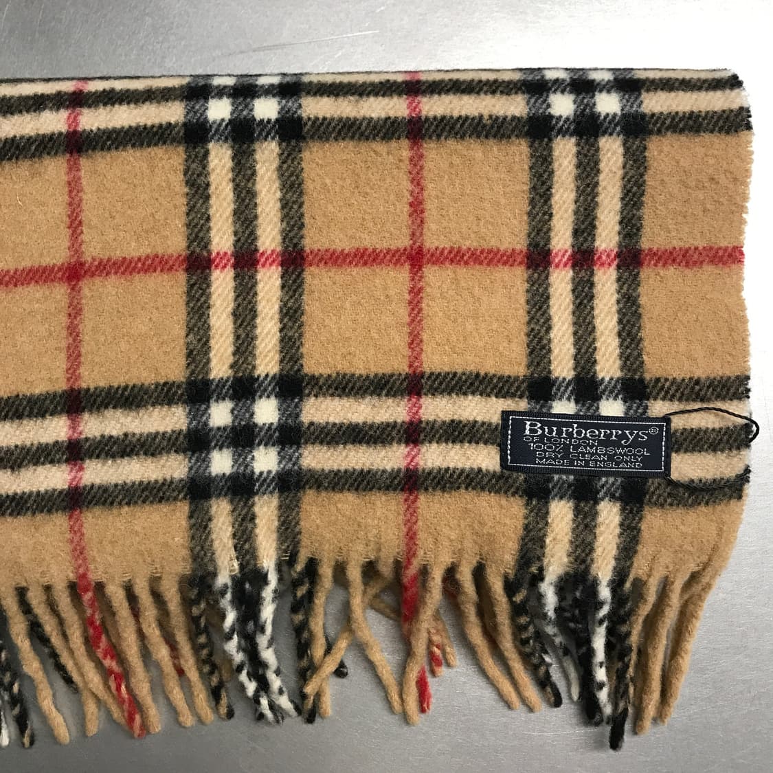 버버리 정품 램스울 머플러 베이지 상품이미지3