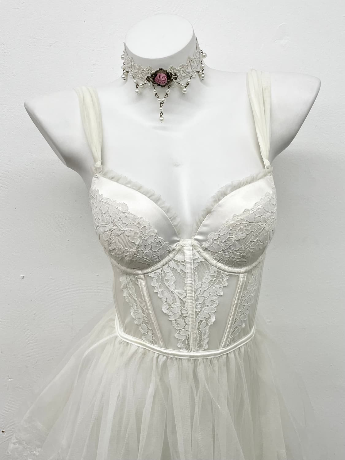 에블린 화이트페어리 엔젤 코르셋 상품이미지2