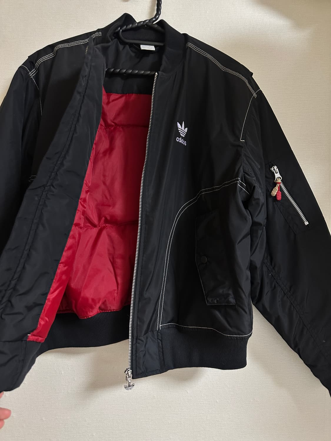 아디다스 스티치 여성 바시티 봄버자켓 s 상품이미지2