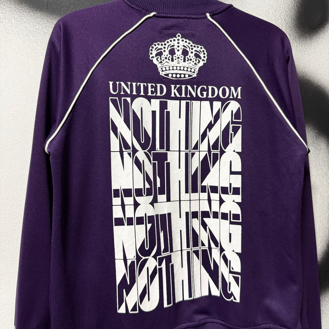 VTG 빈티지 풀 프린팅 락 고스 펑크 투웨이 집업 져지 자켓 상품이미지5