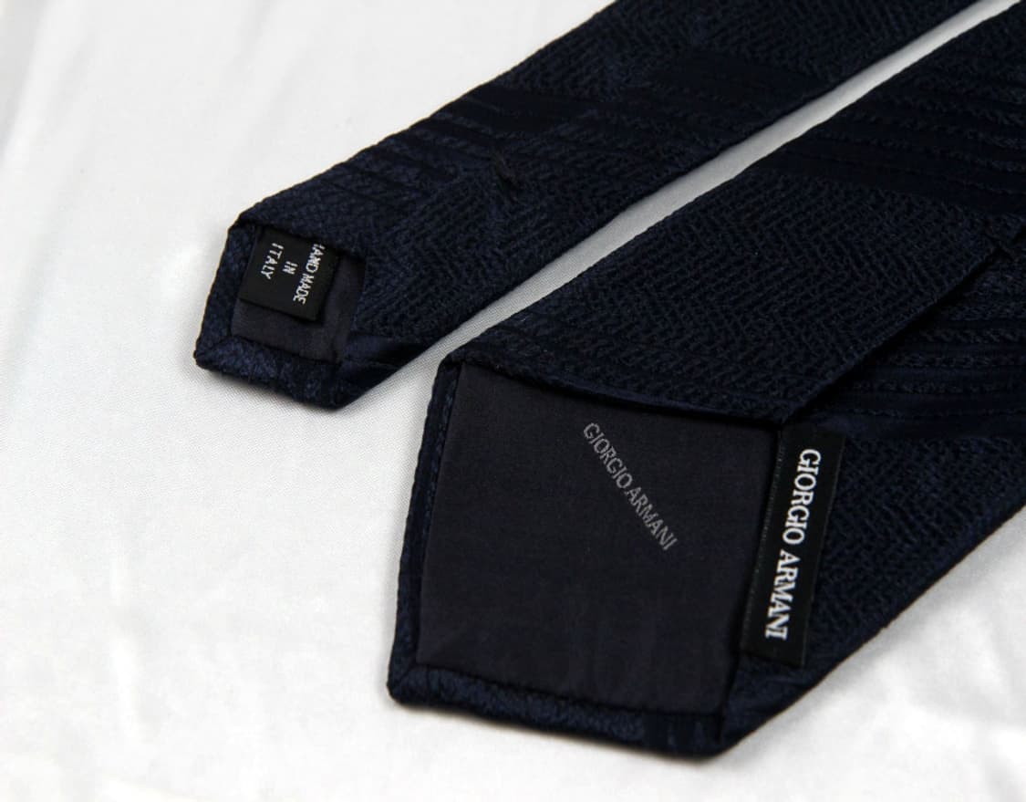 알마니 8.9cm A+등급 남자 명품 넥타이 상품이미지4