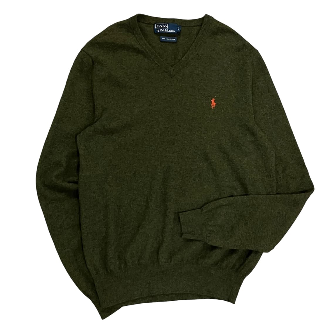 폴로 랄프로렌 메리노울 브이넥 니트 y08305 상품이미지2