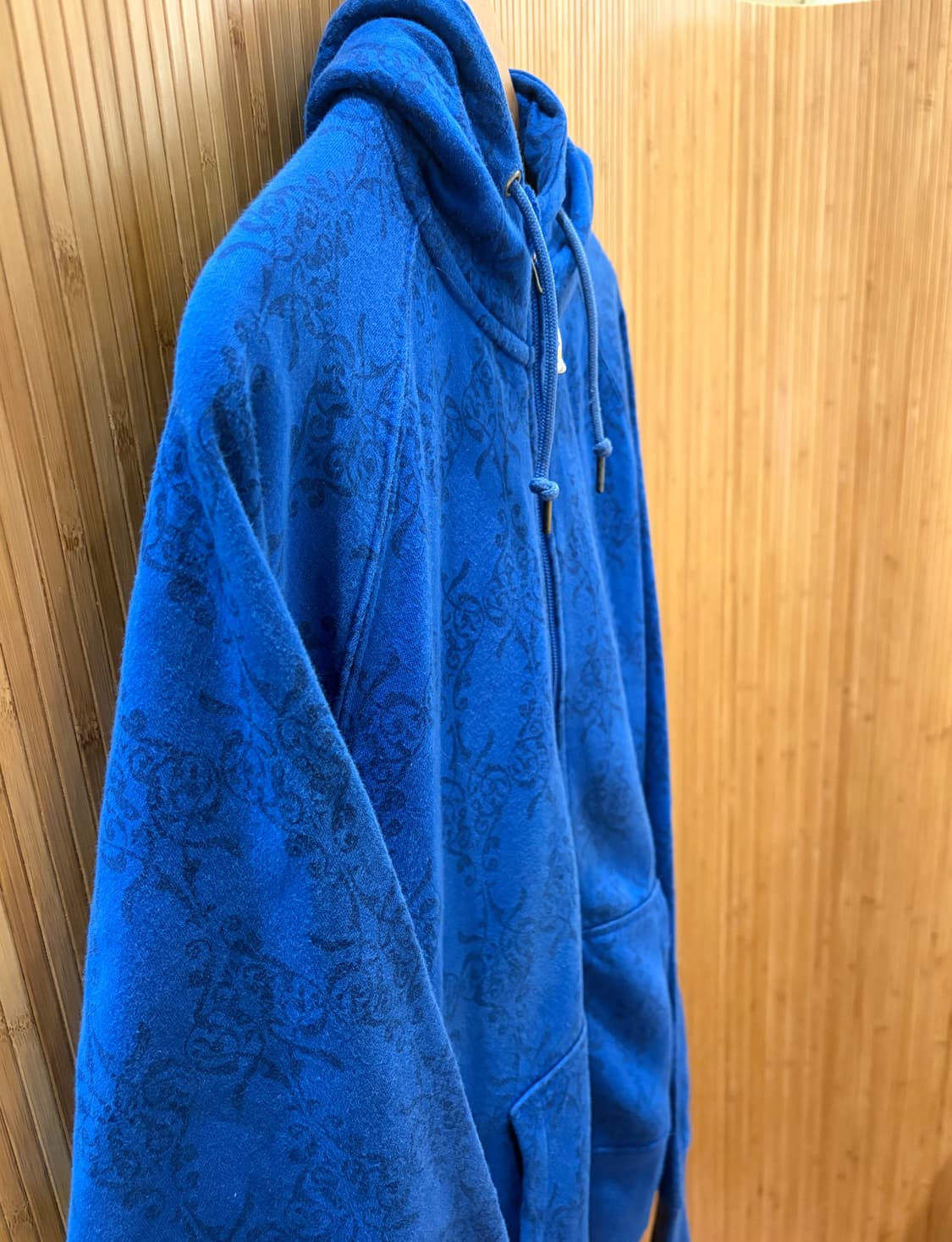 DANVER HAYES BLUE PATTERN HOOD ZIP UP 상품이미지1