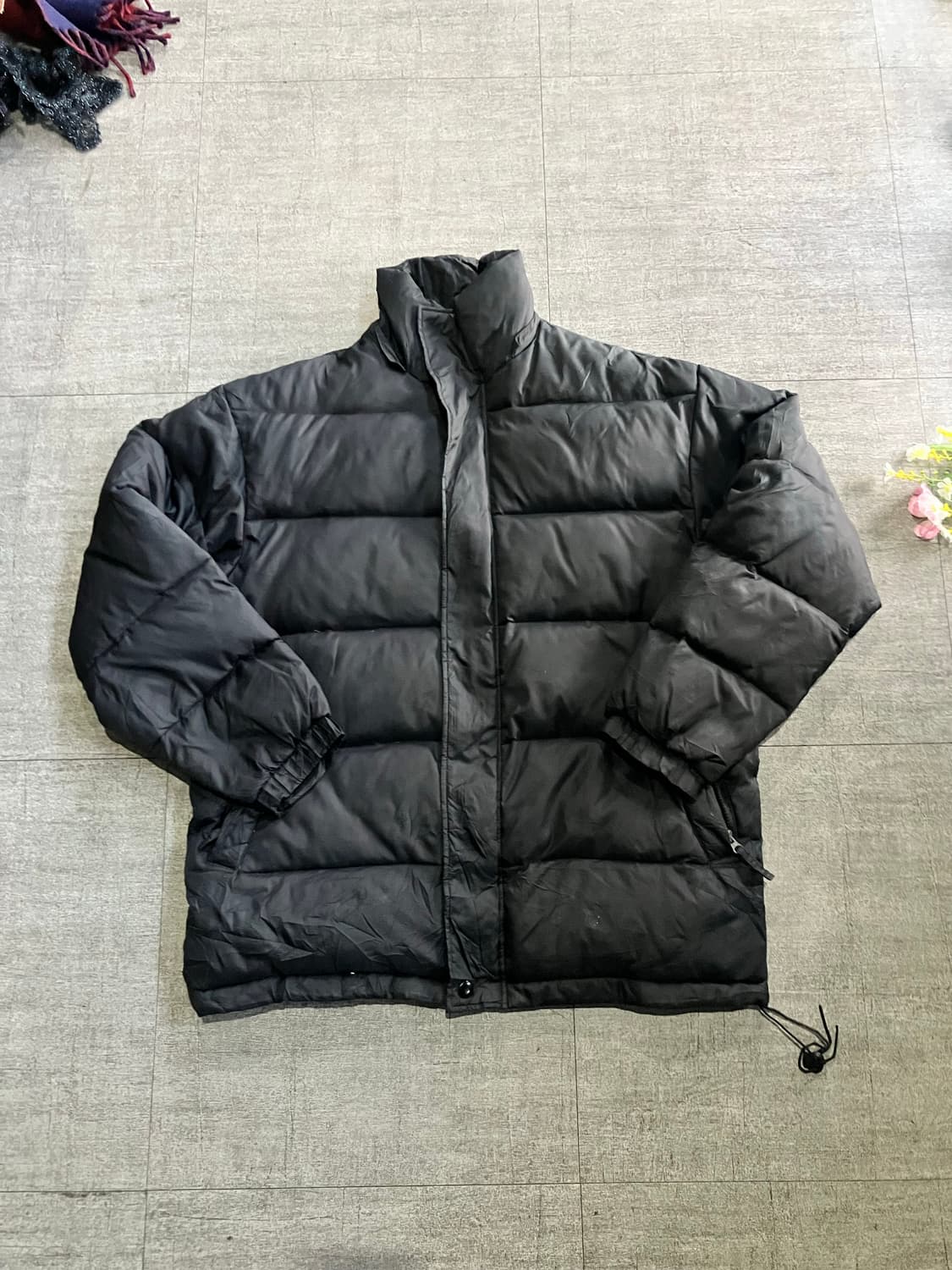 일본빈티지 Guffy 올드스쿨아메카지 스트릿 푸퍼패딩 블랙 상품이미지1