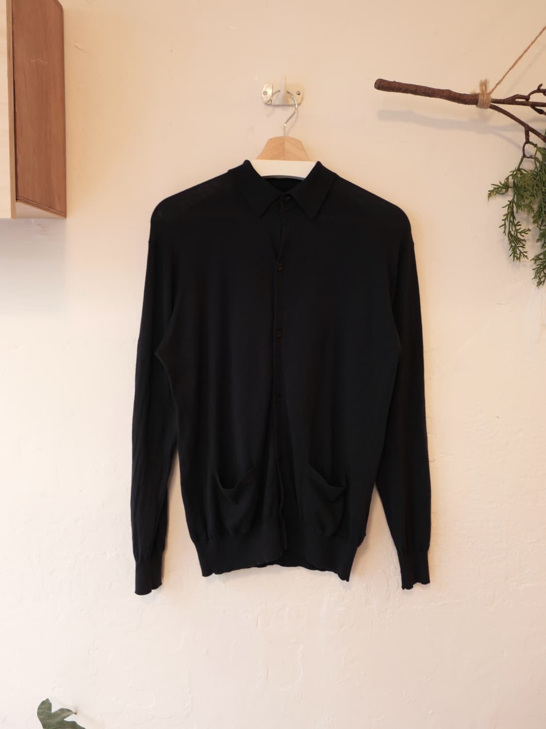 코모리 니트 폴로 가디건 상품이미지2